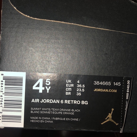 “Gatorade “ Retro 6s - Picture 4 of 4